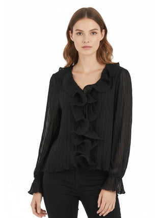 TOP DONNA - GUESS APPAREL NERO - W6RH31 WI342 3
