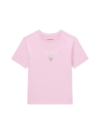 T-SHIRT DONNA - GUESS JEANS ROSA - W6RI15 J1314