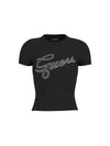 T-SHIRT DONNA - GUESS APPAREL NERO - W6RI22 KA0H1 1
