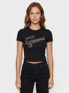 T-SHIRT DONNA - GUESS APPAREL NERO - W6RI22 KA0H1 3