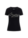 T-SHIRT DONNA - GUESS APPAREL NERO - W6RI24 J1314 1