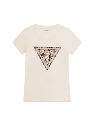 T-SHIRT DONNA - GUESS APPAREL BIANCO - W6RI32 J1314 1
