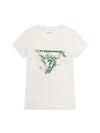 T-SHIRT DONNA - GUESS APPAREL CREMA - W6RI35 J1314 1