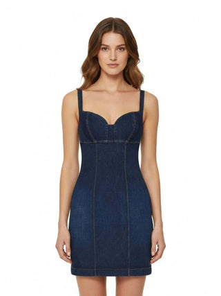 ABITO DONNA - GUESS APPAREL BLU - W6RK95 D6881 3