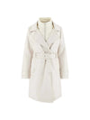 TRENCH DONNA - GUESS APPAREL BIANCO - W6RL53 WL942 1