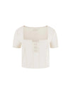 TOP DONNA - GUESS APPAREL BIANCO - W6RP08 KCBO2 1