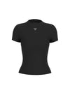 TOP DONNA - GUESS APPAREL NERO - W6RP99 KCNH2 1