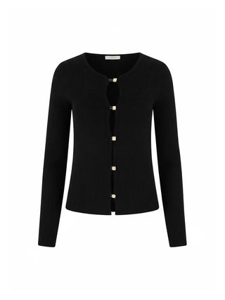 CARDIGAN DONNA - GUESS APPAREL NERO - W6RR35 Z0132