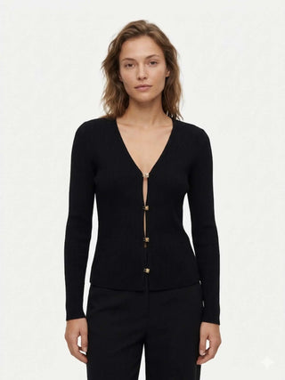 CARDIGAN DONNA - GUESS APPAREL NERO - W6RR35 Z0132 2