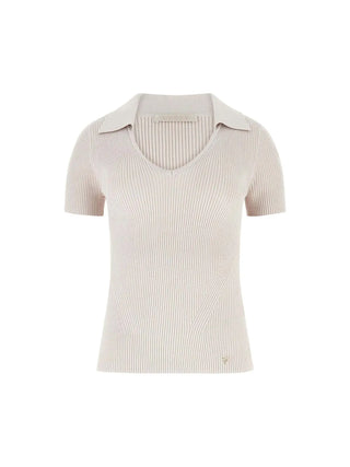 MAGLIA DONNA - GUESS APPAREL BIANCO - W6RR62 Z0132