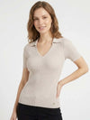 MAGLIA DONNA - GUESS APPAREL BIANCO - W6RR62 Z0132 2