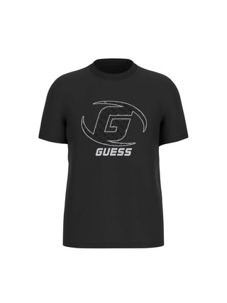 T-SHIRT UOMO - GUESS ATHLEISURE NERO - Z6RI06 I3Z14