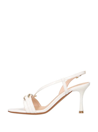 SANDALO DONNA - ALBANO BIANCO-PLATINO - 5552 4