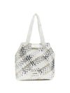 BORSA A SPALLA DONNA - CAFE NOIR ARGENTO-BIANCO - C3MG1021 1