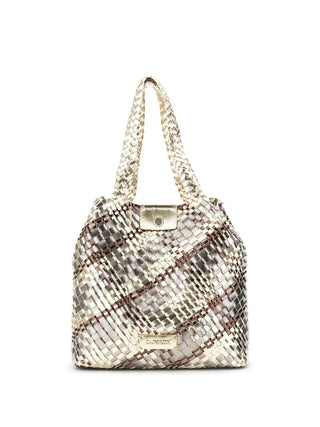 BORSA A SPALLA DONNA - CAFE NOIR BRONZO - C3MG1021