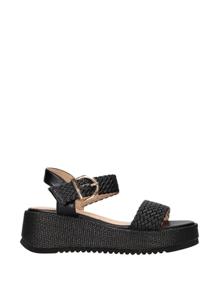 SANDALO DONNA - SWISH NERO - 6062