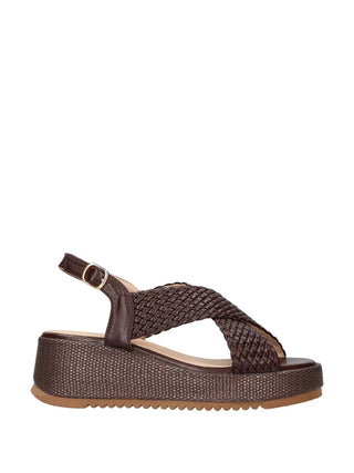 SANDALO DONNA - SWISH MARRONE - 6064