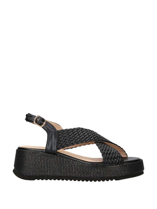 SANDALO DONNA - SWISH NERO - 6064