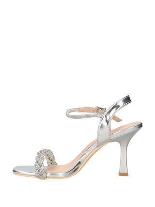 SANDALO DONNA - SWISH ARGENTO - 6068 4
