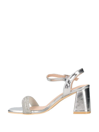 SANDALO DONNA - SWISH ARGENTO - 6070 4