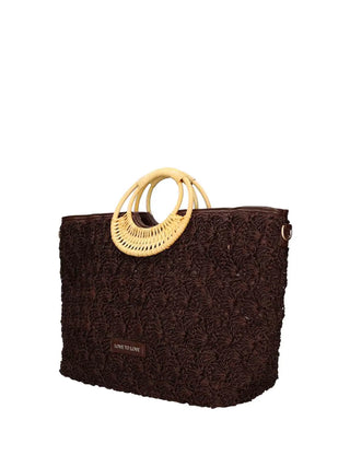 BORSA A MANO DONNA - LOVE TO LOVE MARRONE - LTL-102 2