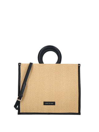 BORSA A MANO DONNA - LOVE TO LOVE NERO - LTL-106 1