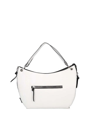 BORSA A MANO DONNA - REBELLE BIANCO-NERO - REB0165 P0019