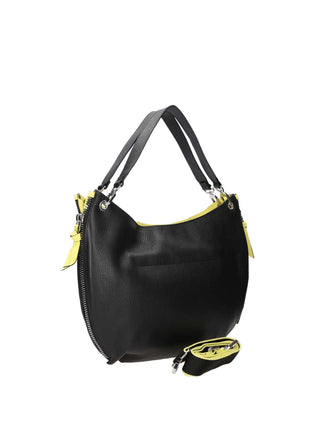 BORSA A MANO DONNA - REBELLE NERO-GIALLO - REB0165 P0019 3