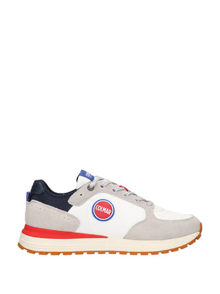 SNEAKERS UOMO - COLMAR BIANCO-ROSSO - TRAVIS ORIGINALS