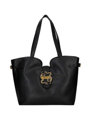 BORSA A SPALLA DONNA - JUST CAVALLI NERO - 80RA4BA4 ZSA89