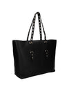 BORSA A SPALLA DONNA - JUST CAVALLI NERO - 80RA4BU1 ZSB81 3