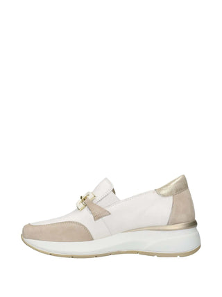 MOCASSINO DONNA - CINZIA SOFT ARGENTO-BIANCO - IV7725004 4