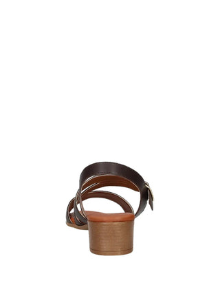 SANDALO DONNA - AMBER&JADE MARRONE - 243050PC 5