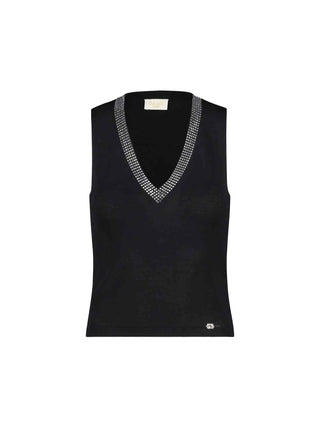 MAGLIA DONNA - GAUDI JEANS NERO - 611BD43003