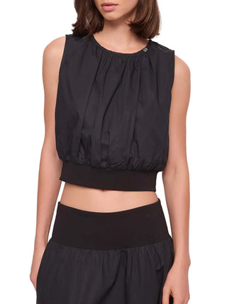 TOP DONNA - GAUDI JEANS NERO - 611BD45010