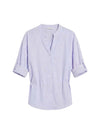 CAMICIA DONNA - GAUDI JEANS BIANCO-AZZURRO - 611BD45031 1