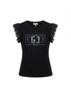 T-SHIRT DONNA - GAUDI JEANS NERO - 611BD64013 1
