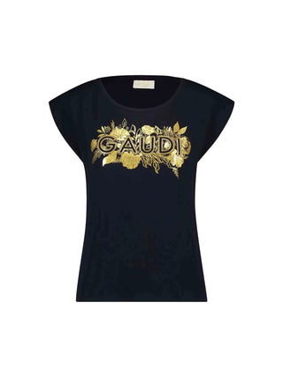 T-SHIRT DONNA - GAUDI JEANS NAVY - 611BD64038