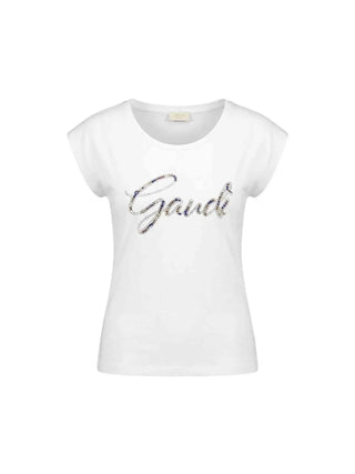 T-SHIRT DONNA - GAUDI JEANS BIANCO - 611BD64039