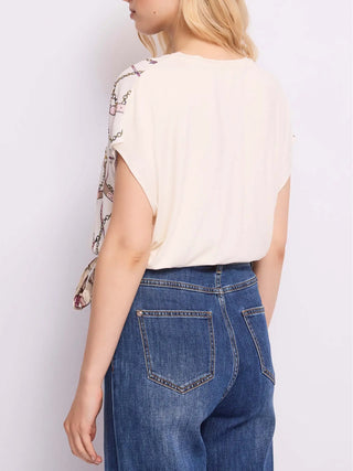 T-SHIRT DONNA - GAUDI JEANS BEIGE - 611BD64054 2