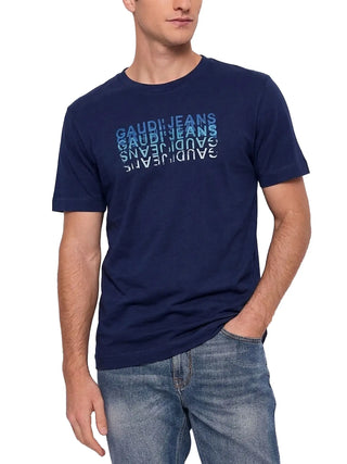 T-SHIRT UOMO - GAUDI UOMO BLU - 611GU64015