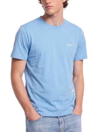 T-SHIRT UOMO - GAUDI UOMO AZZURRO - 611GU64054