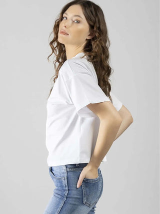 T-SHIRT DONNA - DENNY ROSE BIANCO - 611ND64007 2