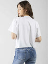 T-SHIRT DONNA - DENNY ROSE BIANCO - 611ND64007 3