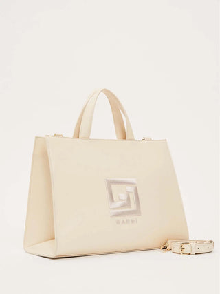 BORSA A MANO DONNA - GAUDI CREMA - V6AE-12730 2