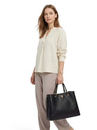 BORSA A MANO DONNA - GAUDI NERO - V6AE-12790 4