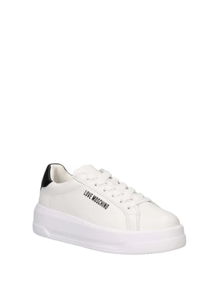 SNEAKERS DONNA - LOVE MOSCHINO BIANCO-NERO - JA15065G1OIAH 2