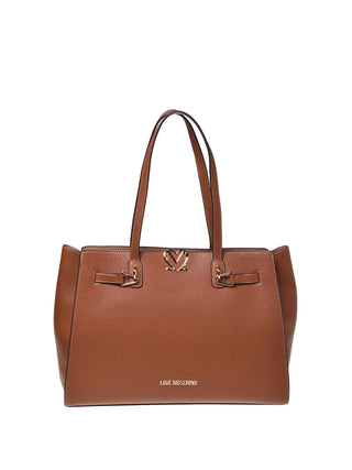 BORSA A SPALLA DONNA - LOVE MOSCHINO CUOIO - JC4124PP1OLM0