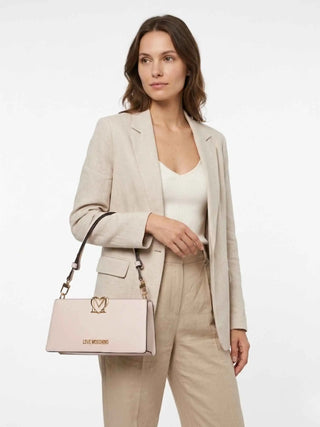 BORSA A SPALLA DONNA - LOVE MOSCHINO AVORIO - JC4128PP1OLM0 4