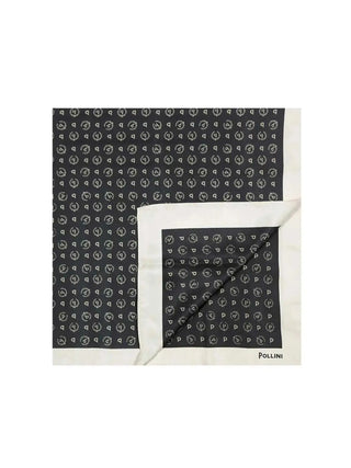 FOULARD DONNA - POLLINI NERO-AVORIO - TE7900PP04Q80